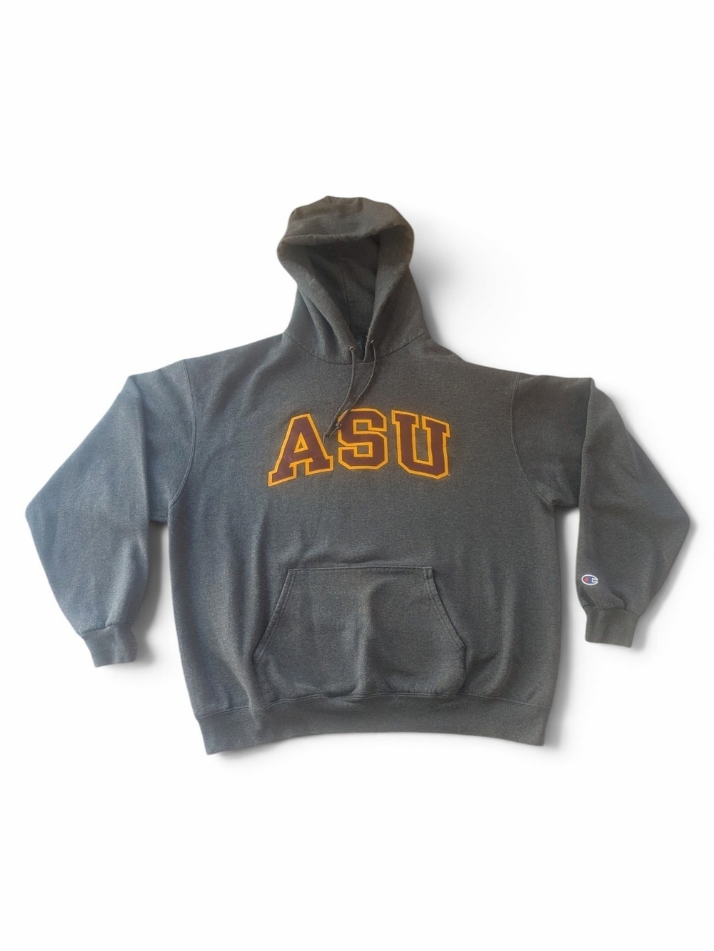 Champion Eco Fleece Unisex XL ASU Hoodie Sweatshirt Arizona State  Grey